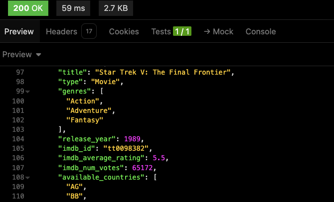 HBO Max Movies and TV Shows API