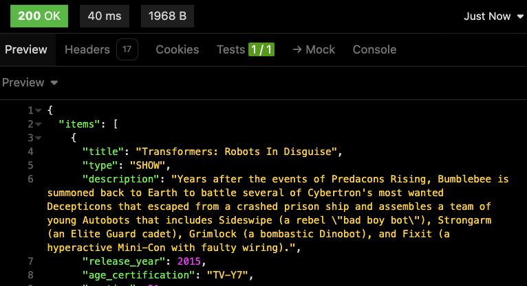 Netflix Movies and TV Shows API by APIRobots