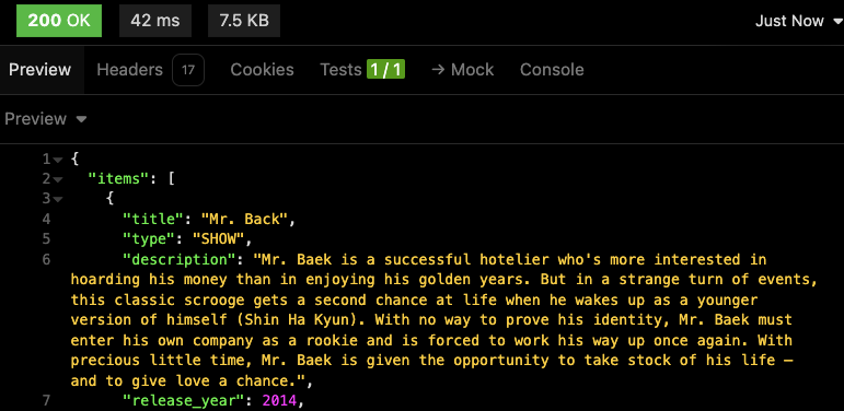 Rakuten Top Movies and TV Shows API